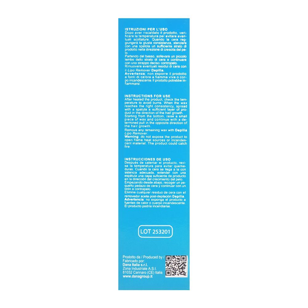 Depilia Azulene 3.3 Hot Depilatory Wax, 100ml