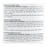 Depilia Sugar Paste Hydrosoluble Depilatory Wax, Normal, 500ml