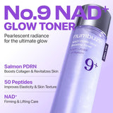 Numbuzin No.9 NAD PDRN Glow Boosting Toner 150ml | Hydrating & Radiance Korean Toner