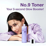Numbuzin No.9 NAD PDRN Glow Boosting Toner 150ml | Hydrating & Radiance Korean Toner
