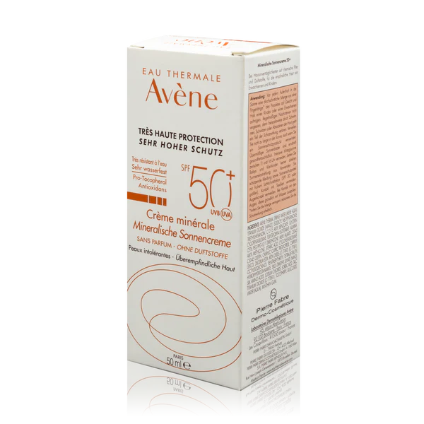 Avène Mineral Sun Cream - Very High Protection SPF 50+ (50ml)