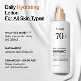 Anua Rice 70+ Ceramide Intensive Moisturizing Milk 150ml – Deep Hydration & Skin Barrier Repair