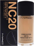 MAC Studio Fix Fluid Foundation SPF 15 – 24-Hour Matte Liquid Foundation with Medium to Full Coverage