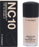 MAC Studio Fix Fluid Foundation SPF 15 – 24-Hour Matte Liquid Foundation with Medium to Full Coverage