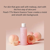 Anua Peach 77 Niacin Essence Toner 250ml – 77% Peach Extract Brightening & Hydrating Korean Toner