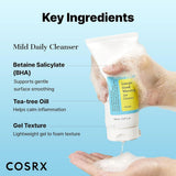 COSRX Low pH Good Morning Gel Cleanser 150ml | Gentle Korean Face Wash for Oily & Combination Skin
