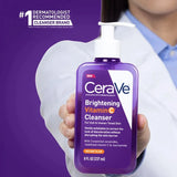CeraVe Brightening Vitamin C Cleanser 236ml | Brightening Face Wash for Dull Skin