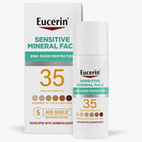 EUCREIN -Tinted Mineral Face Sunscreen Lotion SPF 50 (Near Expiry 10-30-24)