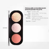 Focallure Blush & Highlighter Palette, 03