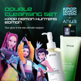 Anua K-Pop Demon Hunters Glass Skin Cleansing Duo – Korean Double Cleansing Set for Clean, Smooth & Glowing Skin
