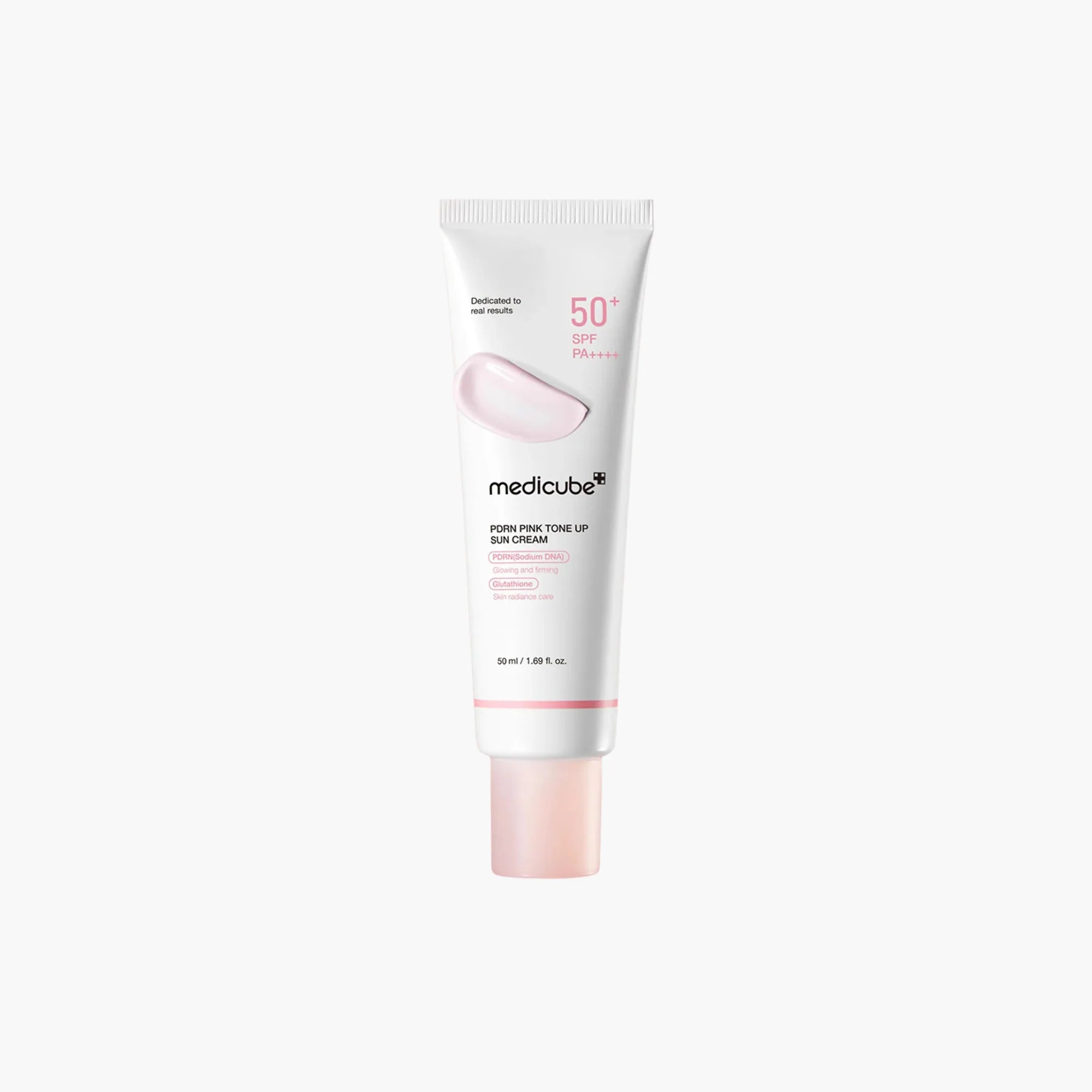 Medicube PDRN Pink Tone Up Sun Cream SPF50+ PA++++ 50ml | Korean Tone-Up Sunscreen