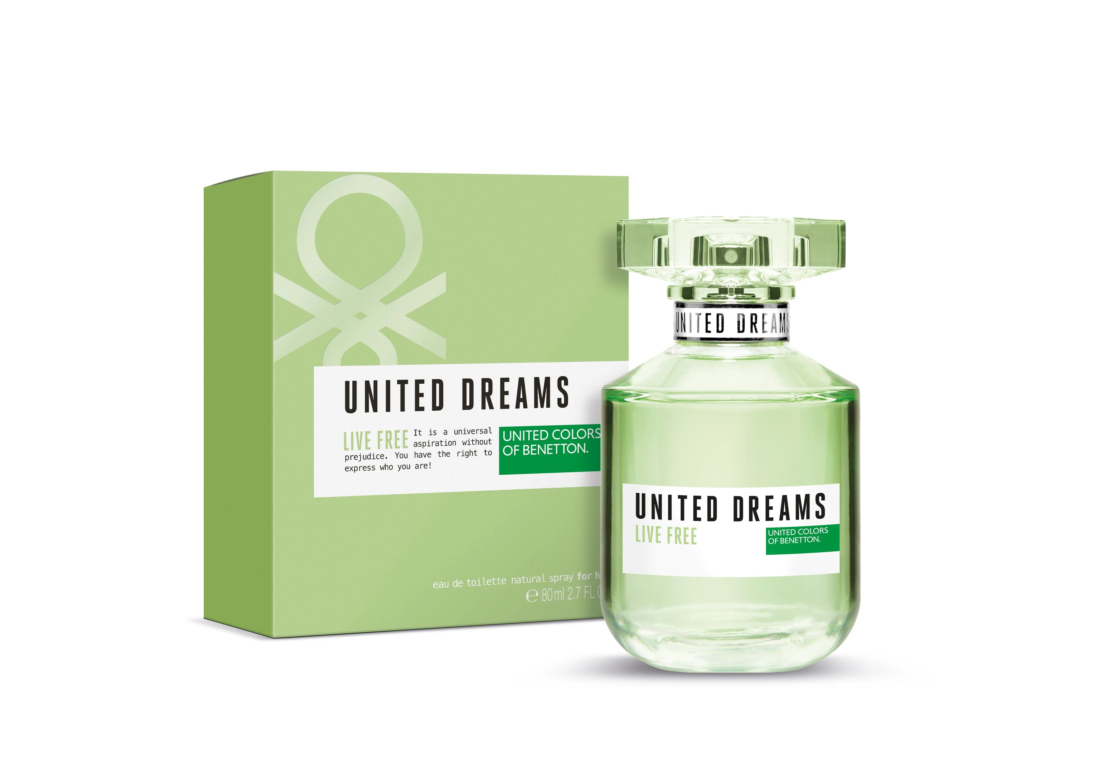 Benetton - United Dreams Live Free Eau De Toilette For Women - 80Ml