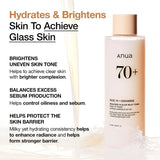 Anua Rice 70 Glow Milky Toner 250ml – Hydrating & Brightening Korean Rice Toner for Glowing Skin