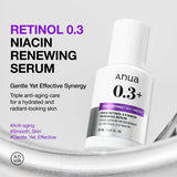 Anua Retinol 0.3 + Niacin Renewing Serum 30ml – Smoothing & Brightening Care