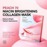 Anua Peach 70 Niacin Brightening Collagen Mask x4 – Korean Collagen Sheet Masks for Hydrated, Glowing & Radiant Skin
