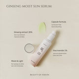 Beauty of Joseon Ginseng Moist Sun Serum SPF50+ PA++++ – Hydrating Korean Sunscreen for Face & Daily Protection