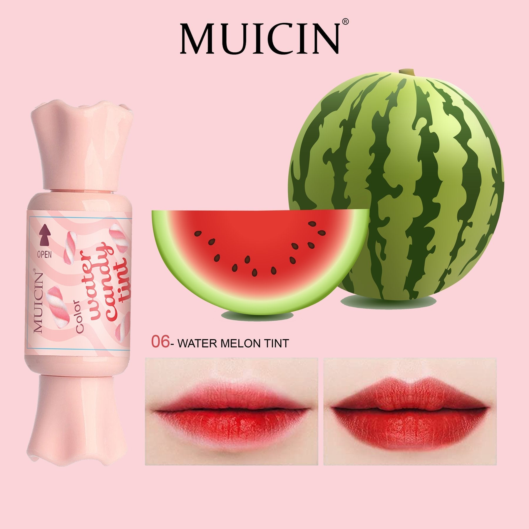 MUICIN - Lip & Cheek Water Candy Fruit Tints