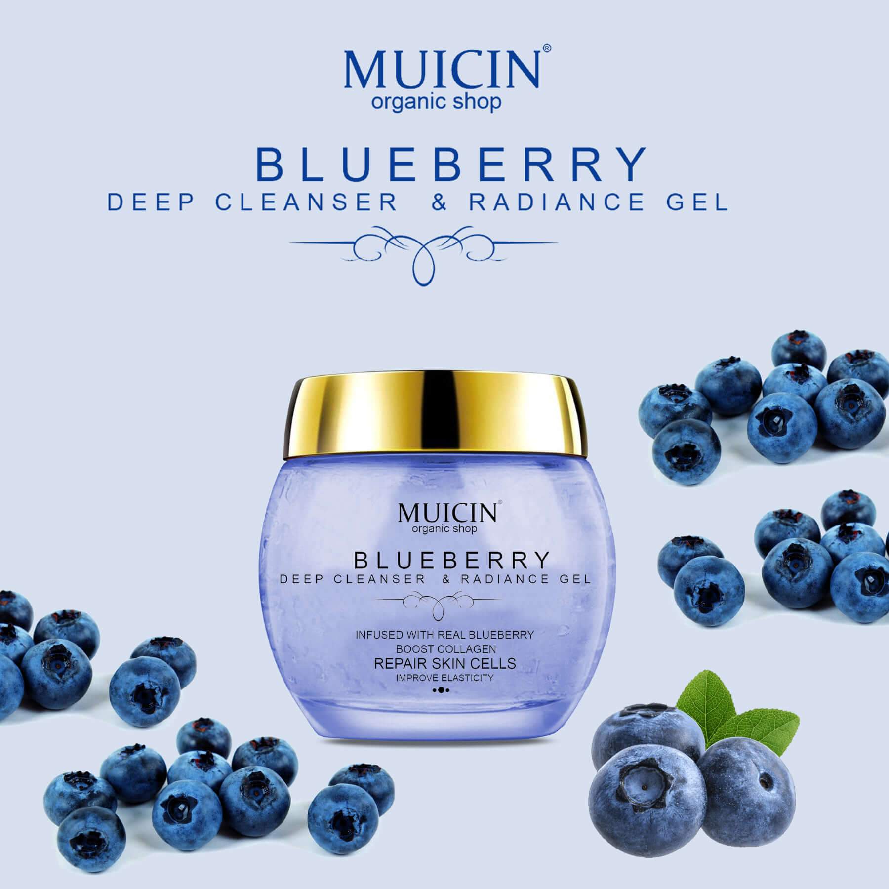 MUICIN - Blueberry Deep Cleanser & Radiance Gel - 150g