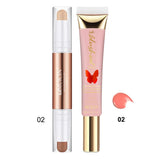 MUICIN - 2 in 1 Contour Stick & Butterfly Blusher Tube