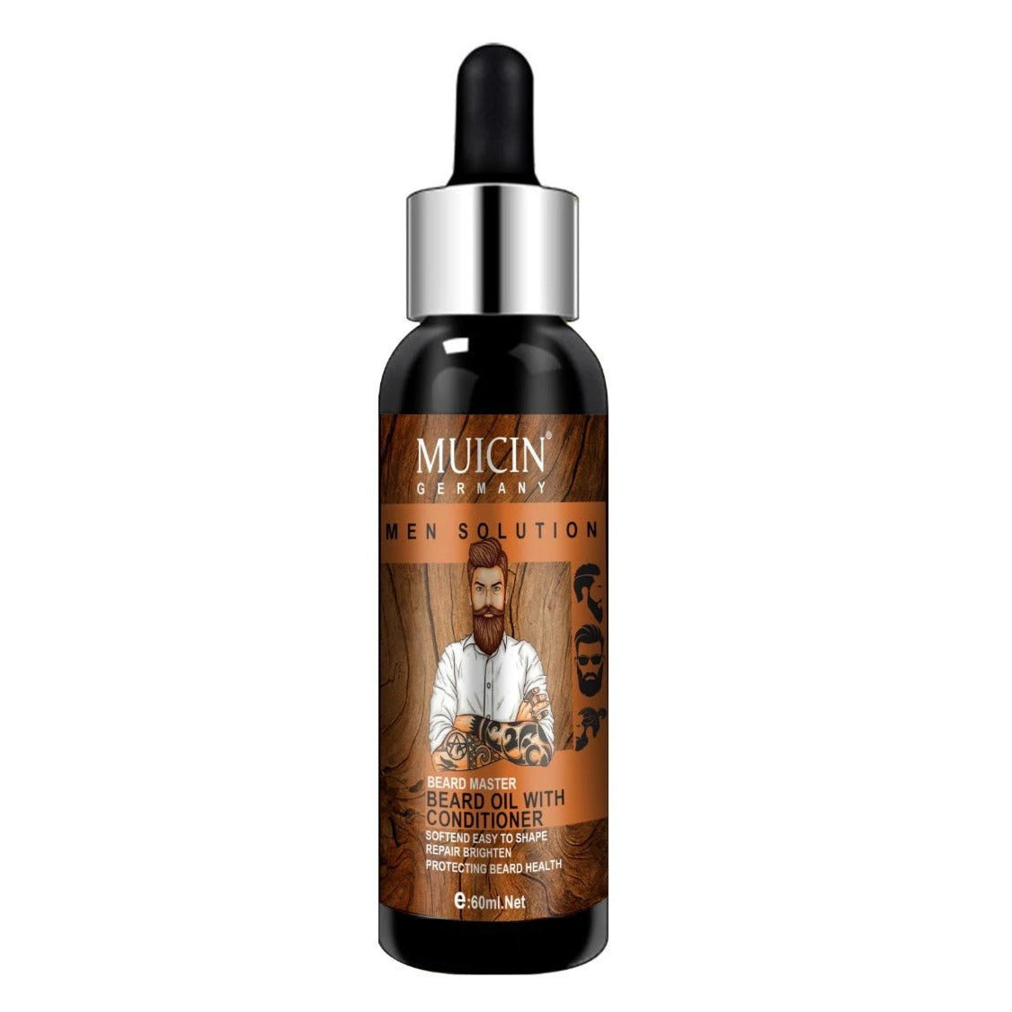 MUICIN - Hair Growth Beard Oil With Conditioner - 60ml