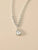 SHEIN - Crystal Pendant Silver Necklace