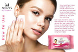 MUICIN - Cleansing Facial Wipes Makeup Removing
