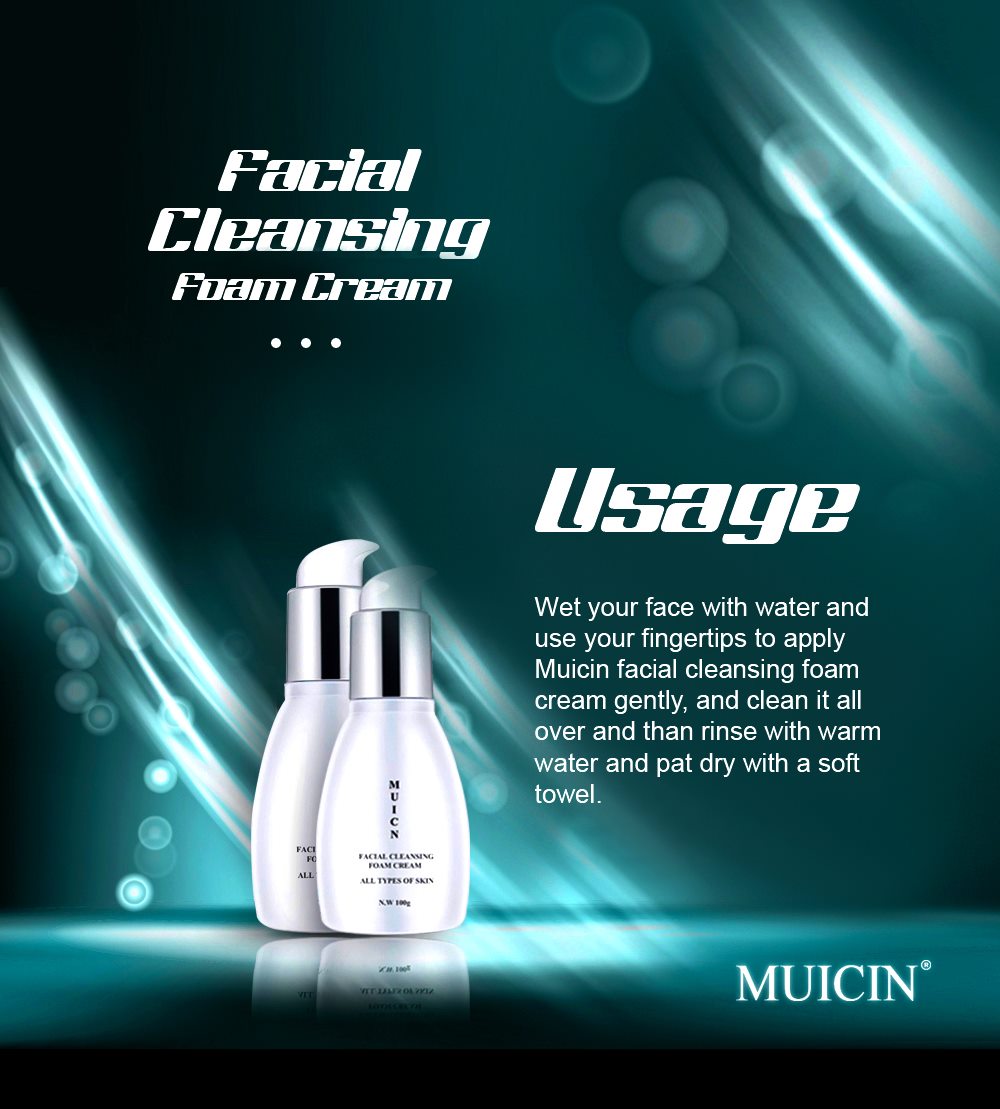 MUICIN - Tea Tree Facial Cleansing Foam Cream - 100ml