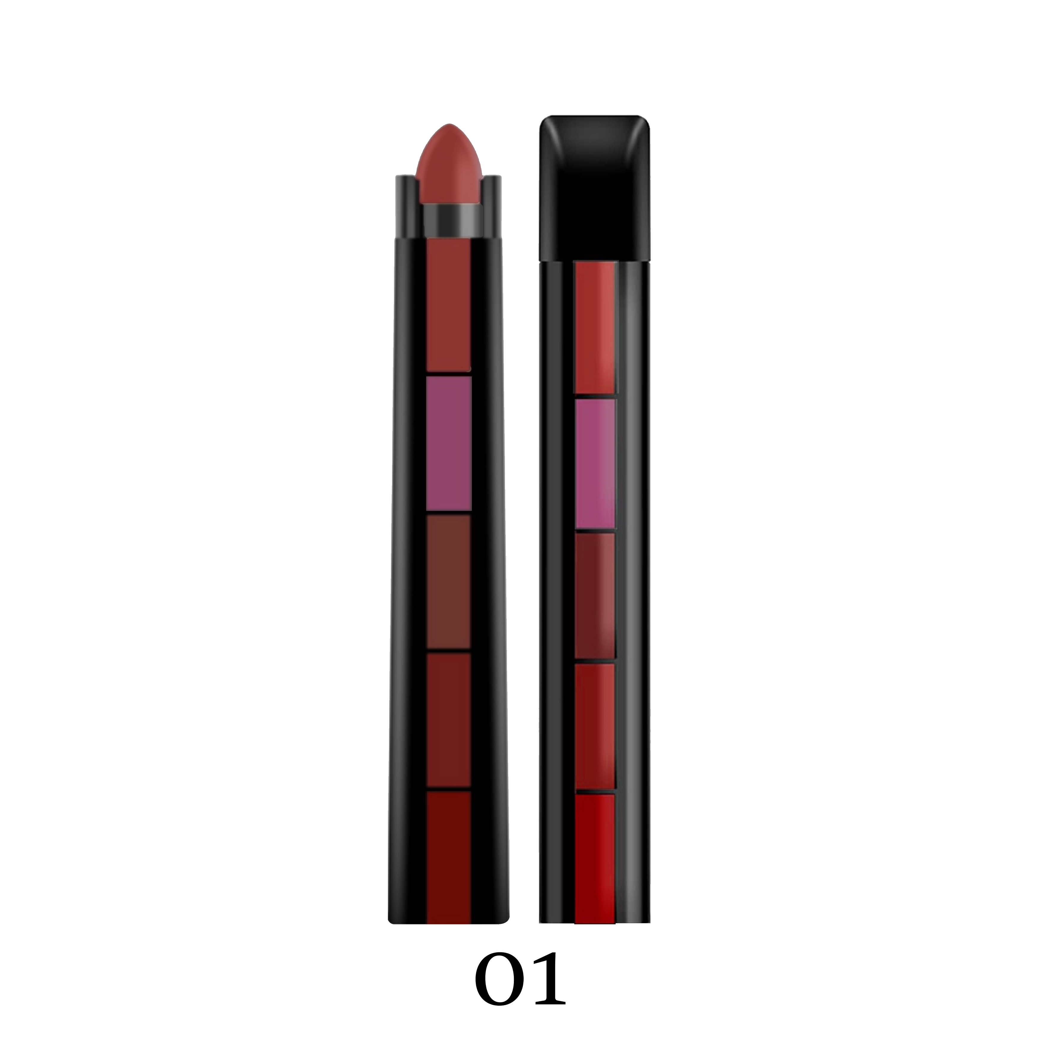 MUICIN - 5 in 1 Matte Lipsticks