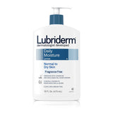 Lubriderm Lotion Daily Moisture Normal To Dry Skin Fragrance Free (Pump) 16Oz/473Ml (Usa)