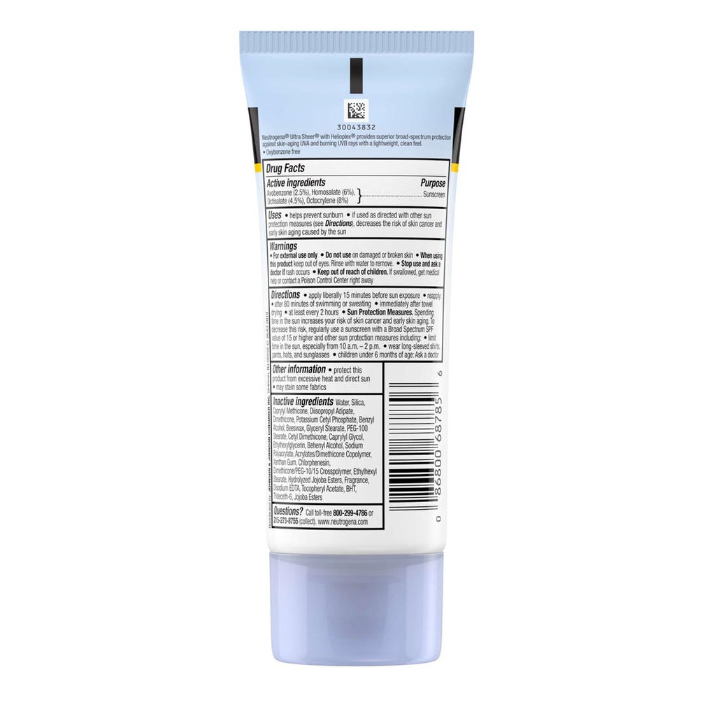 Neutrogena Ultra Sheer DryTouch Sunscreen Broad Spectrum SPF 30 8