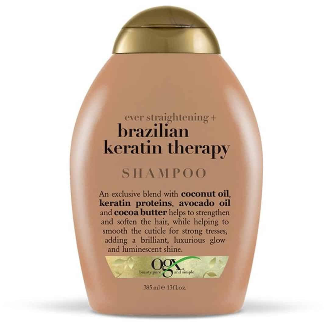 OGX - Ever-Straightening + Brazilian Keratin Therapy Shampoo - 385ml