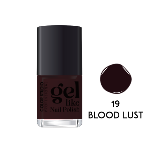 Gel Like Nail Polish -  19 Blood Lust - COLORSTUDIOMAKEUP