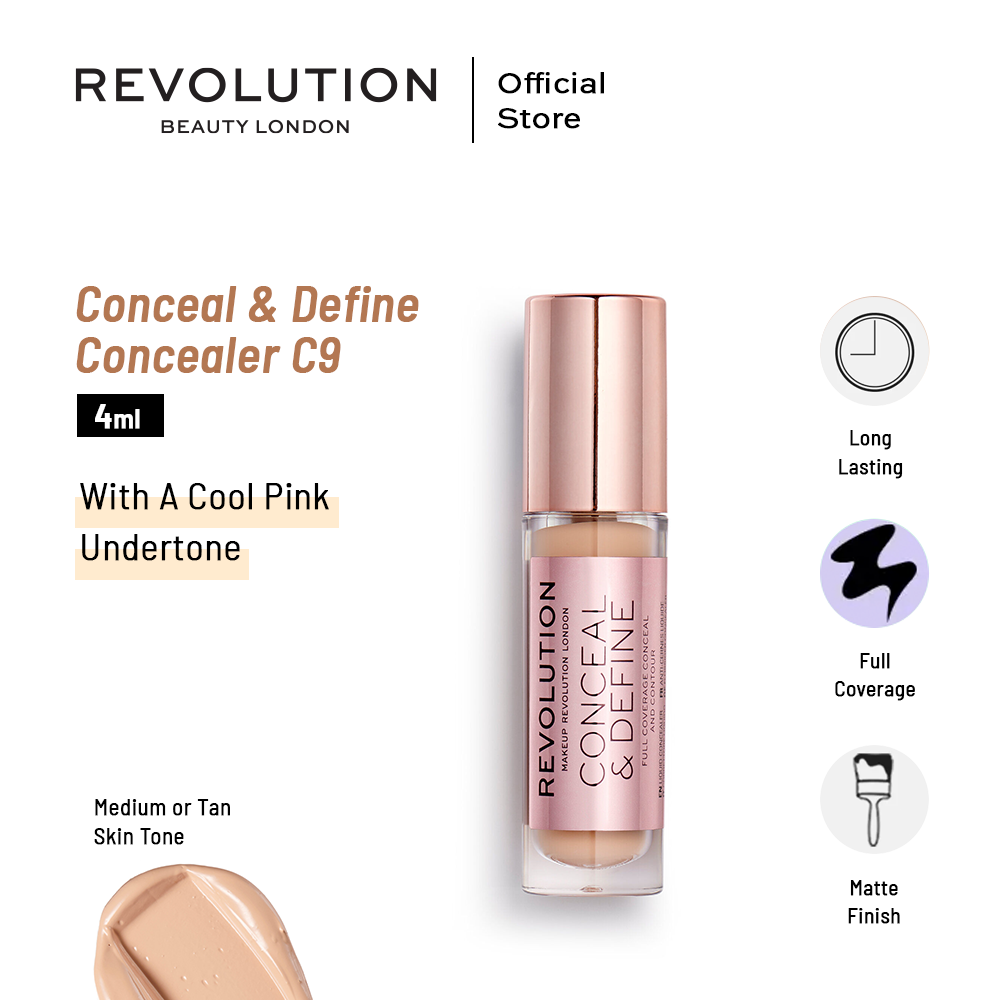 Makeup Revolution Conceal & Define Concealer C9 4ml