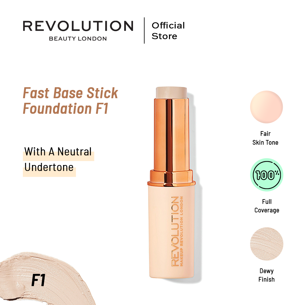 Makeup Revolution Fast Base Stick Foundation F1