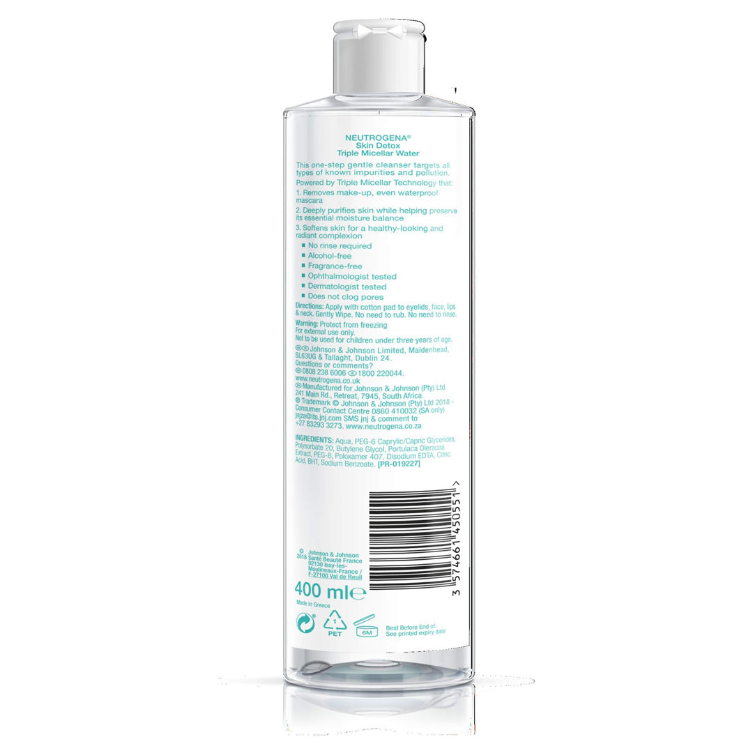 Neutrogena - Skin Detox Triple Micellar Water - 400 ml