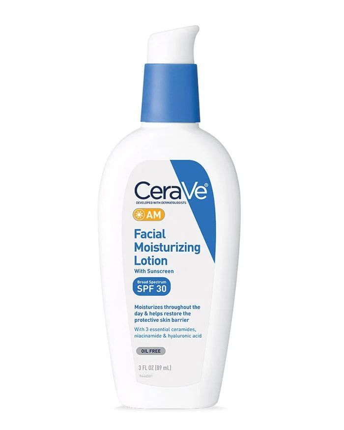 CERAVE - AM Facial Moisturizing Lotion with Sunscreen BROAD SPECTRUM SPF 30 SUNSCREEN OIL FREE - 89ML