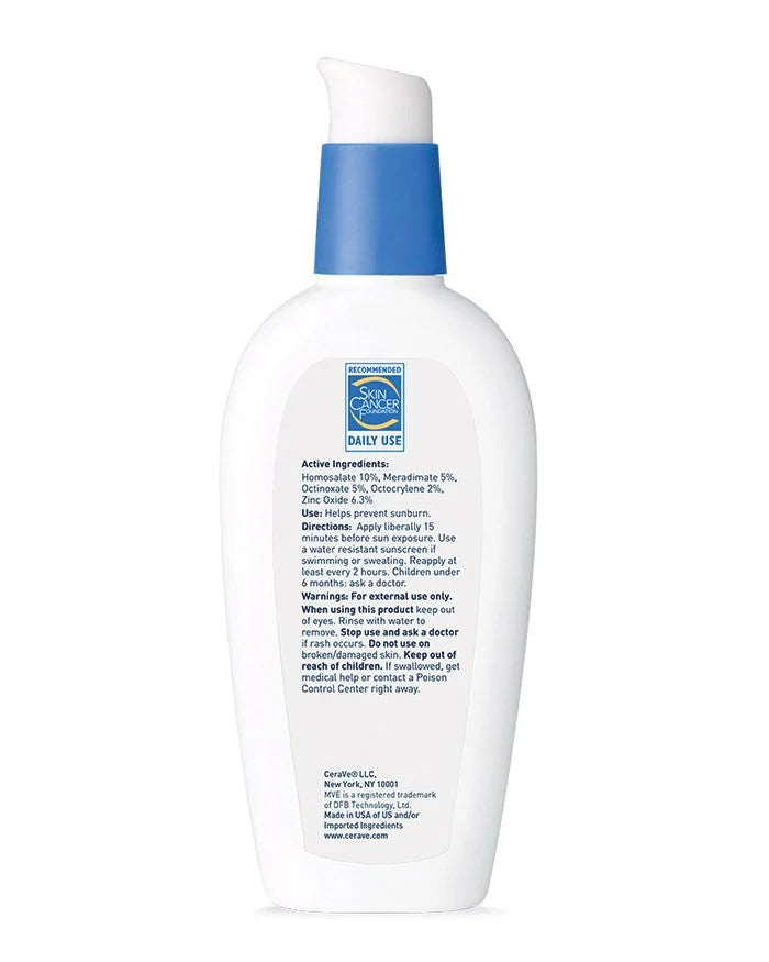 CERAVE - AM Facial Moisturizing Lotion with Sunscreen BROAD SPECTRUM SPF 30 SUNSCREEN OIL FREE - 89ML