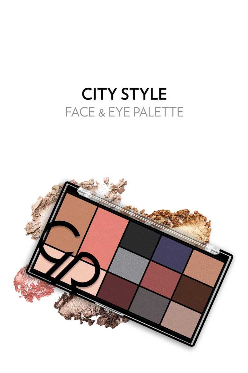 City Style Face & Eye Palette (NEW) - Golden Rose Cosmetics Pakistan.