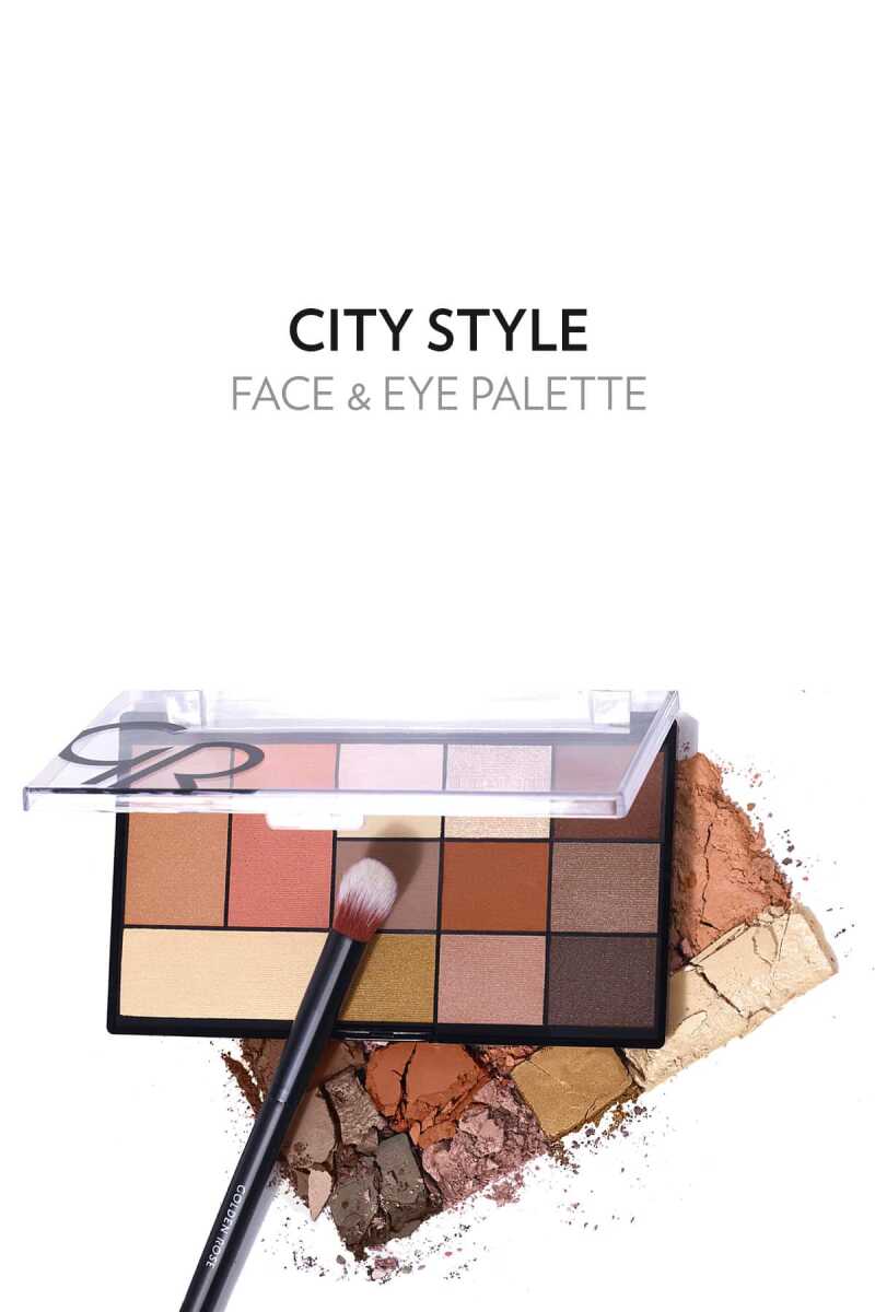 City Style Face & Eye Palette (NEW) - Golden Rose Cosmetics Pakistan.