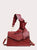 shein- Red Snake Pattern Shoulder Bag
