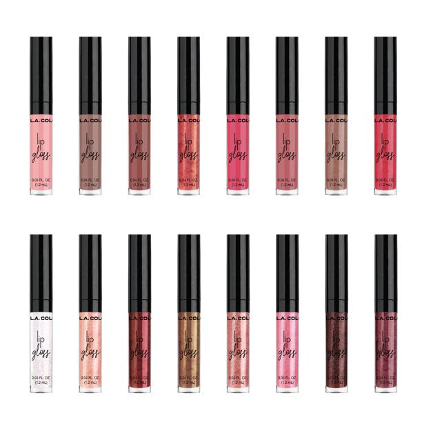 La Colors Gloss Fanatic Shiny And Shimmer Lip Gloss Collection 16 P Handb Beauty Store 