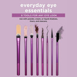 Real Techniques Everyday Eye Essentials Makeup Brush Set – 8-Piece Eye Brush Kit