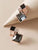 Shein- 1pair Gemstone Decor Geometric Earrings