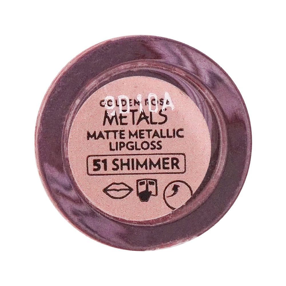 Metals Matte Metallic Lipgloss (NEW) - Golden Rose Cosmetics Pakistan.